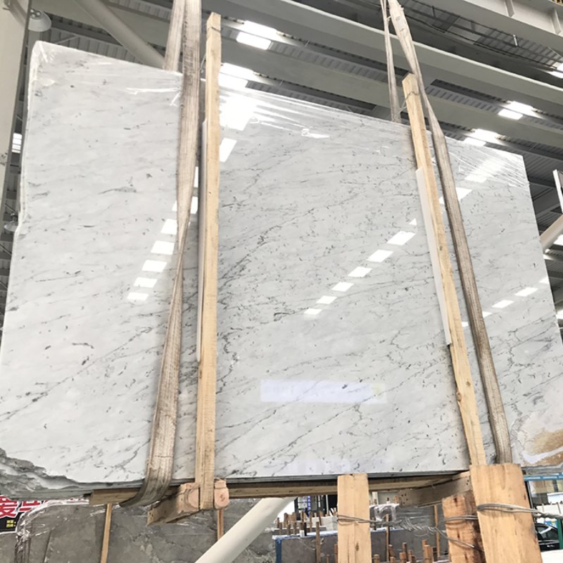 Bianco Carrara 대리석 슬라브 및 타일