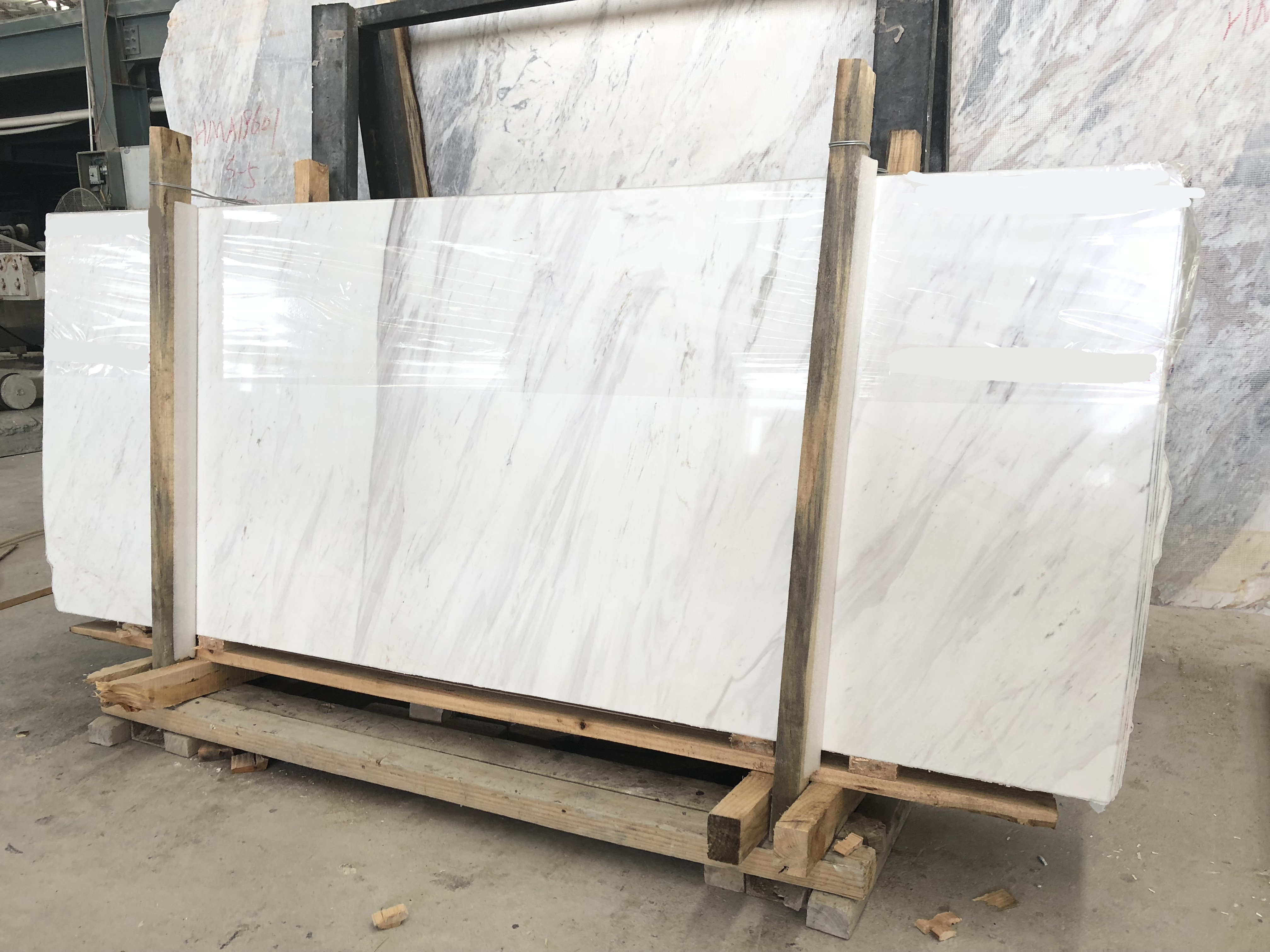 Ariston White Marble Slabs from Myanmar