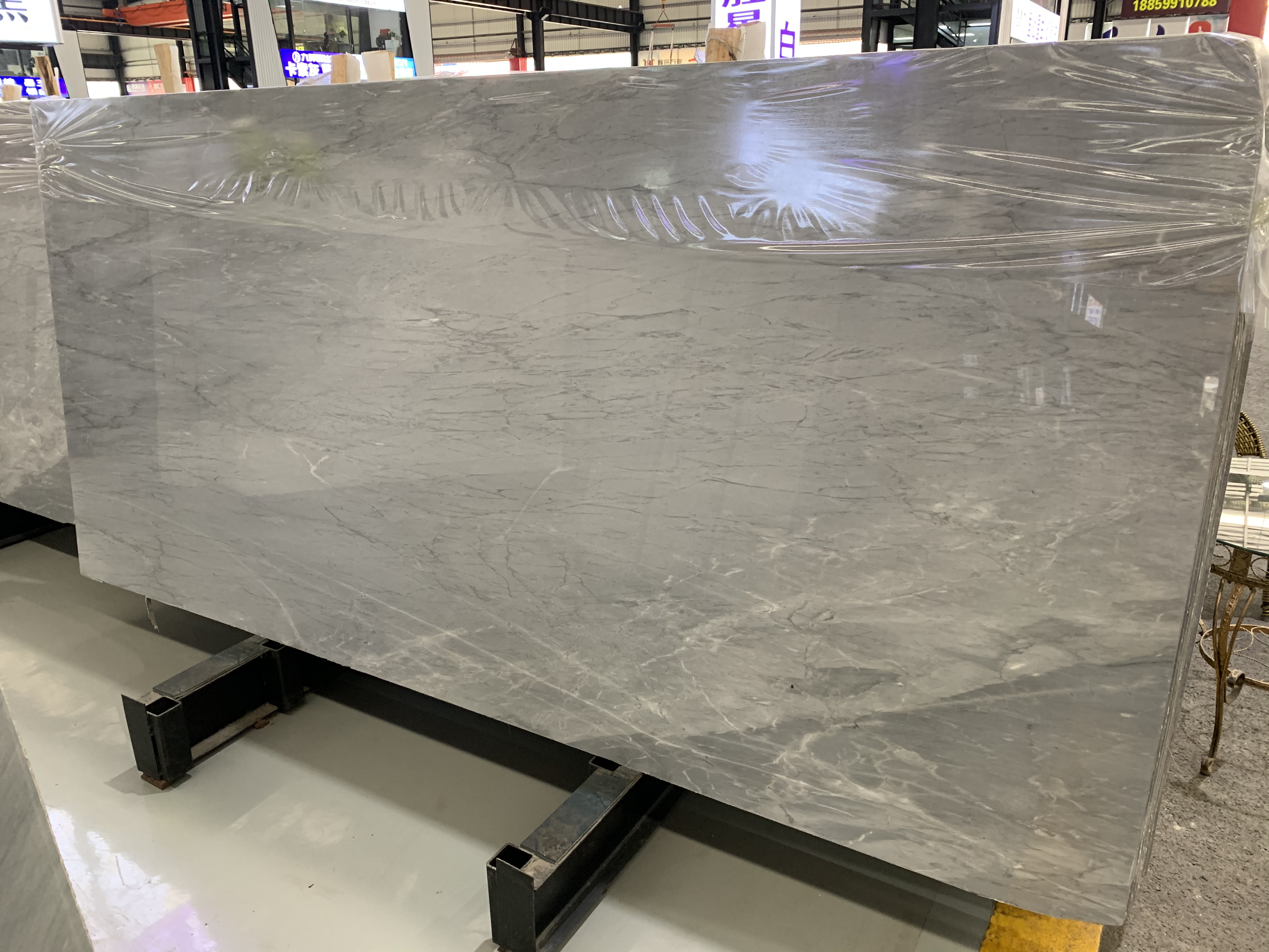 Rhine Grey Marble Kitchen Slab Marble