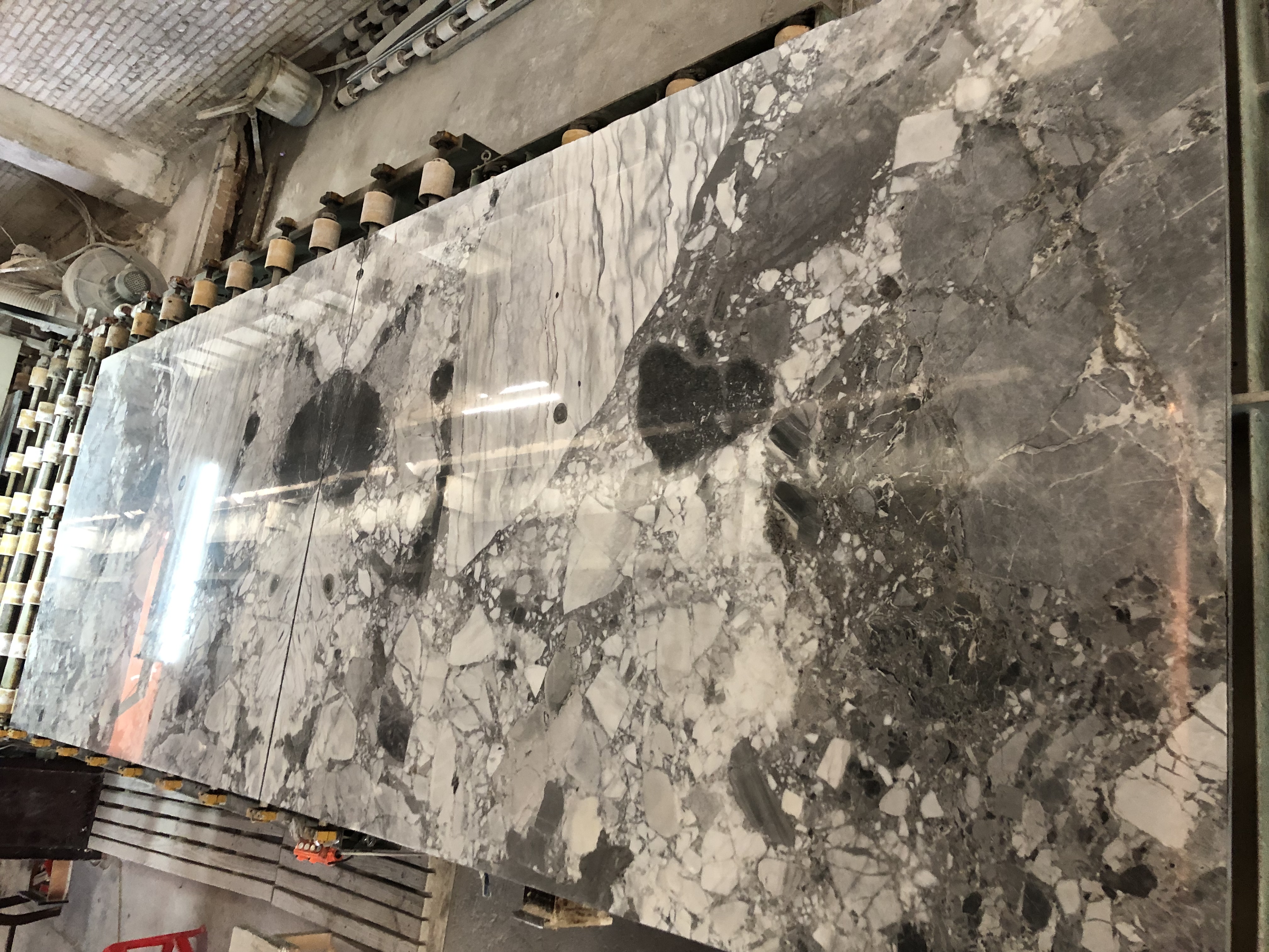 Copico Grey Pandora White Marble Slabs Tiles for Countertops