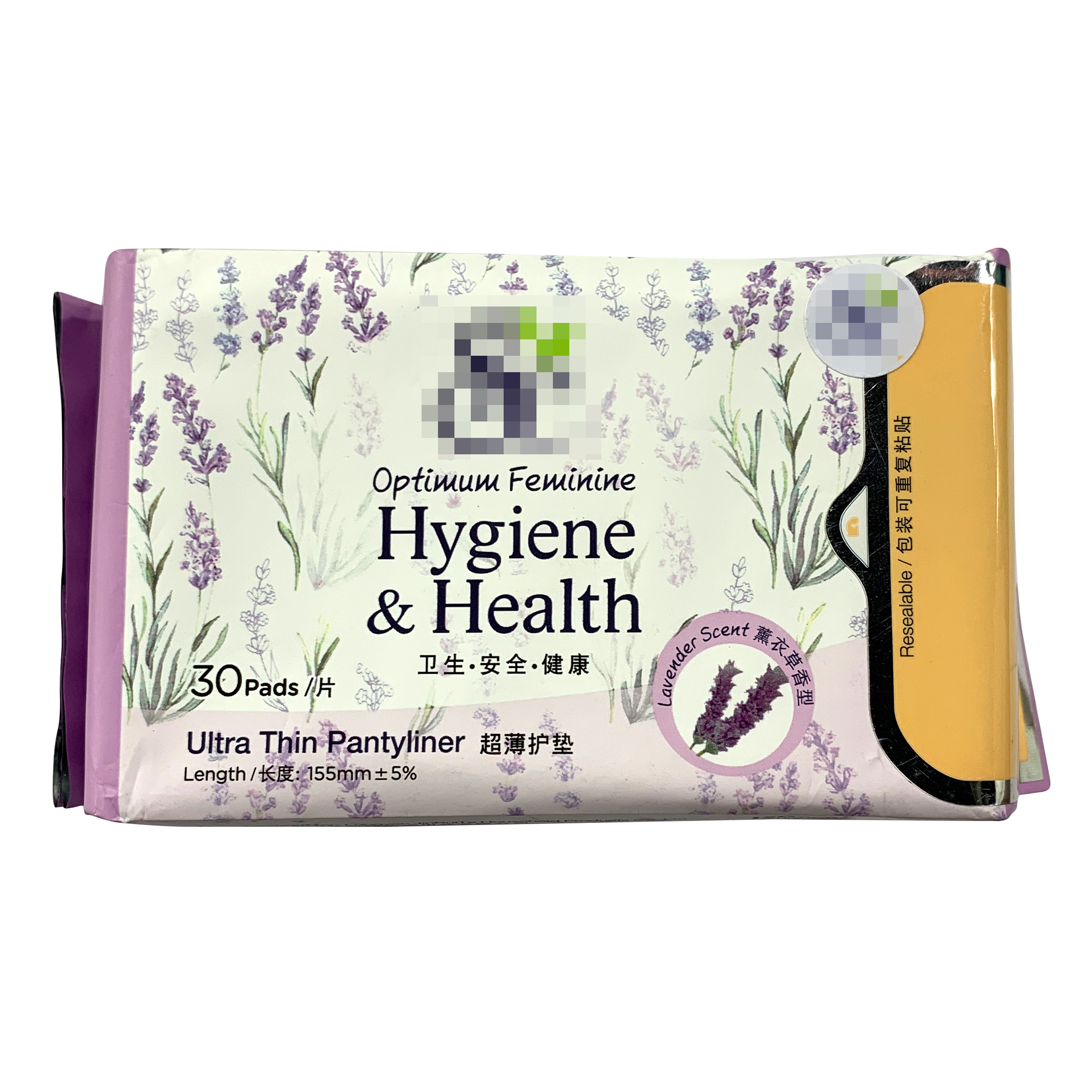 Toalha higiênico feminino