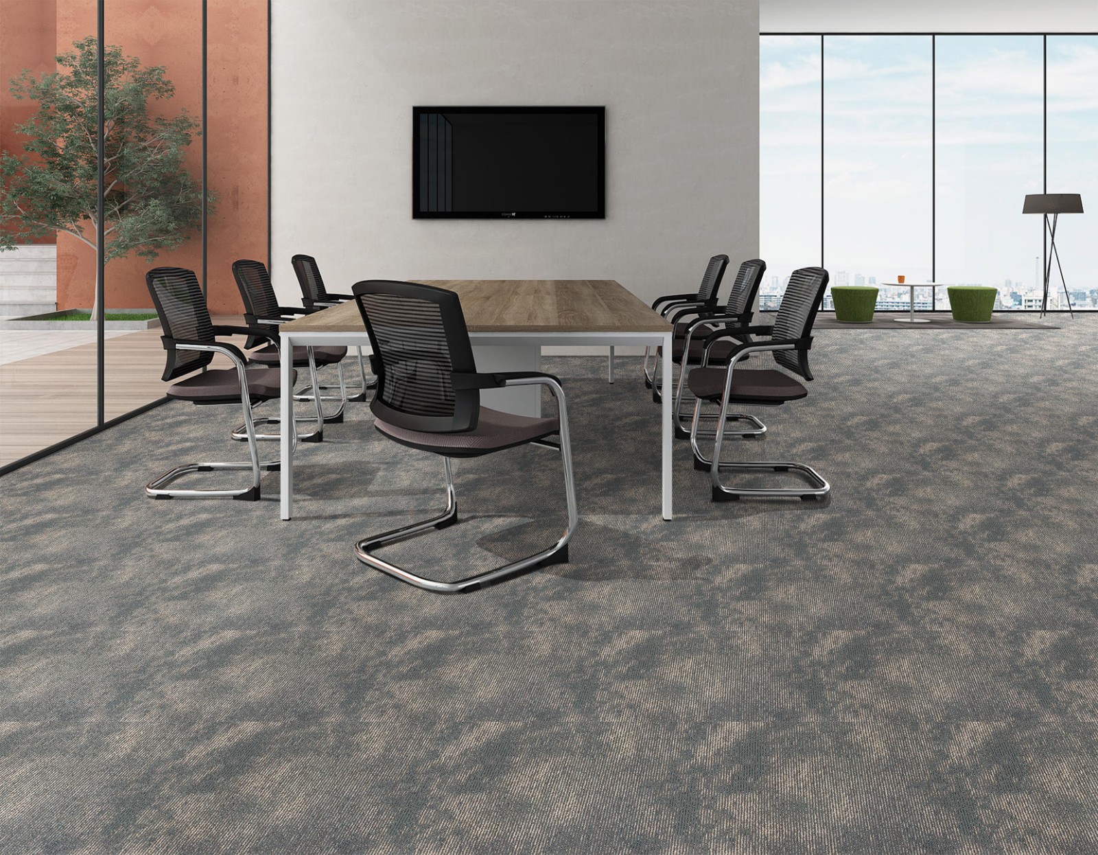 Supply Nylon Modern Office Commercial Carpet Tiles Wholesale Factory