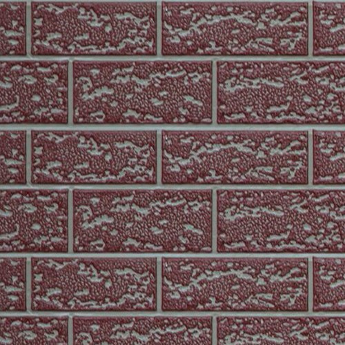 Two-color Brick Pattern Insulation Board Metal Carved