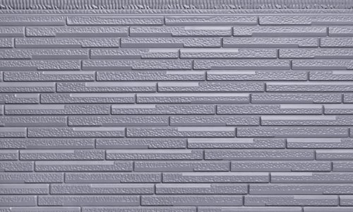 Strip Stone Metal-pu Wall Panel Logam Siding