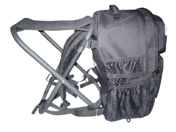Fishing Gear Backpack With Foldable Aluminum Chair