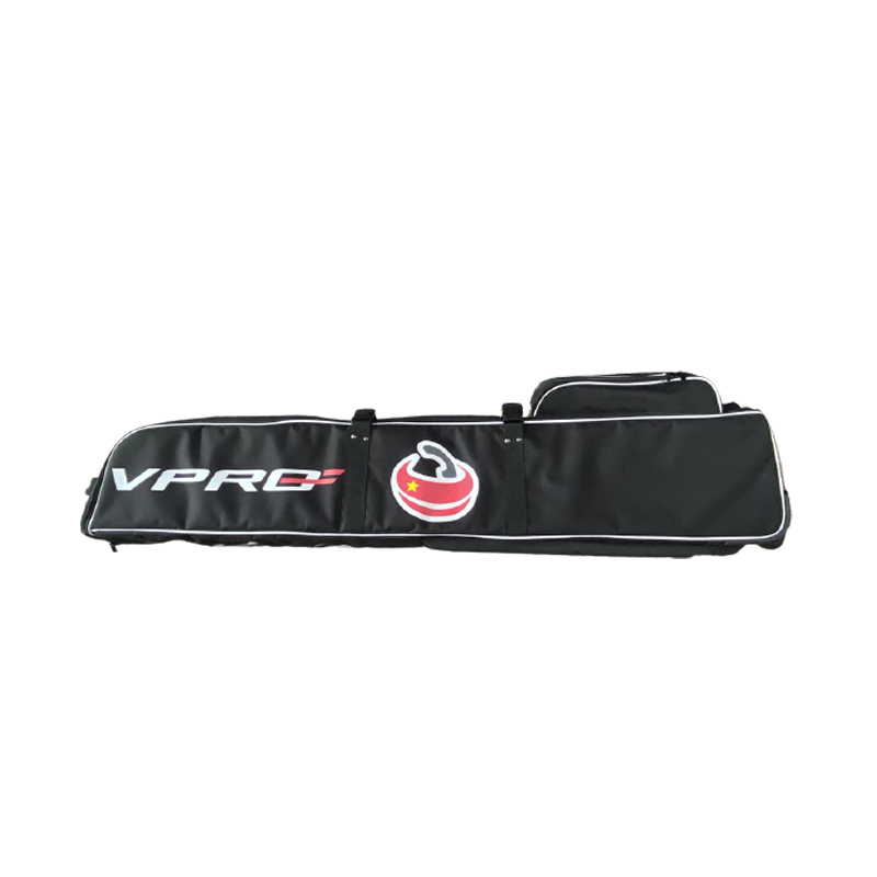 Sporttas voor curling met grote capaciteit en wielen