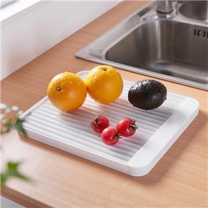 Kitchen Plastic Dish Drain Tray For Cutlery
