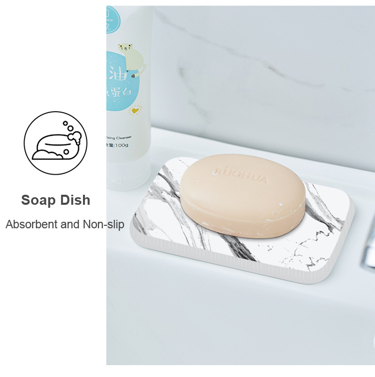 diatomaceous earth soap dish