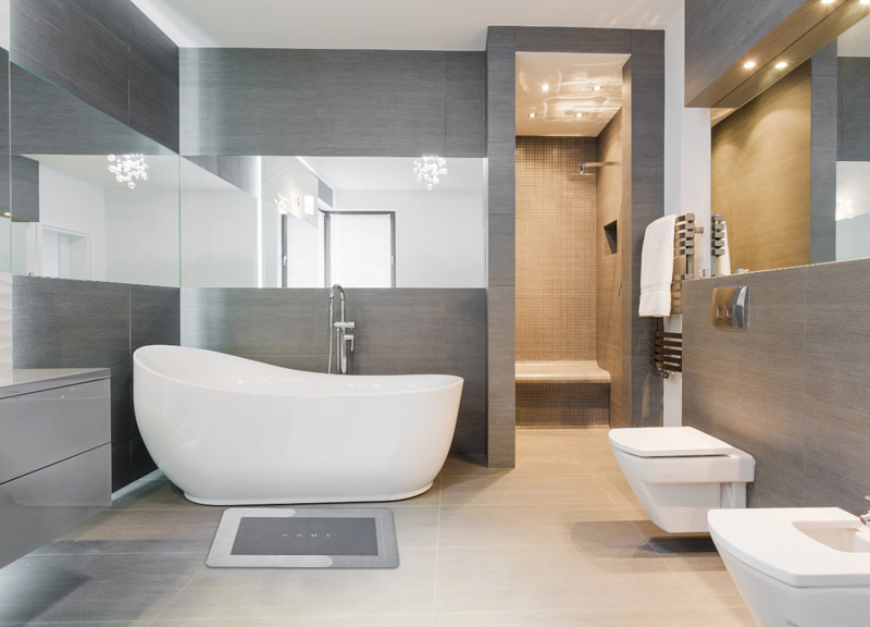 How to choose the absorbent floor mat for the bathroom door?