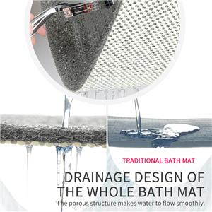 Bathroom Mats PVC Non Slip Comfortable