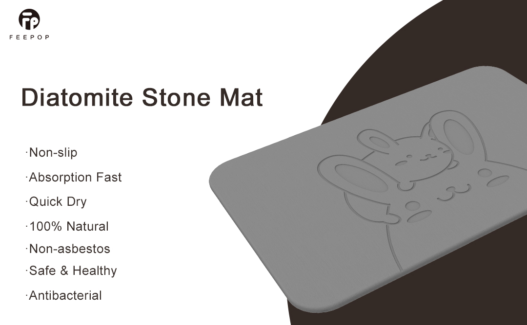 diatomite bath mat