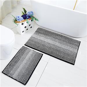 Anti-slip Microfiber Bath Rug Super Absorbent Chenille Bath Mat