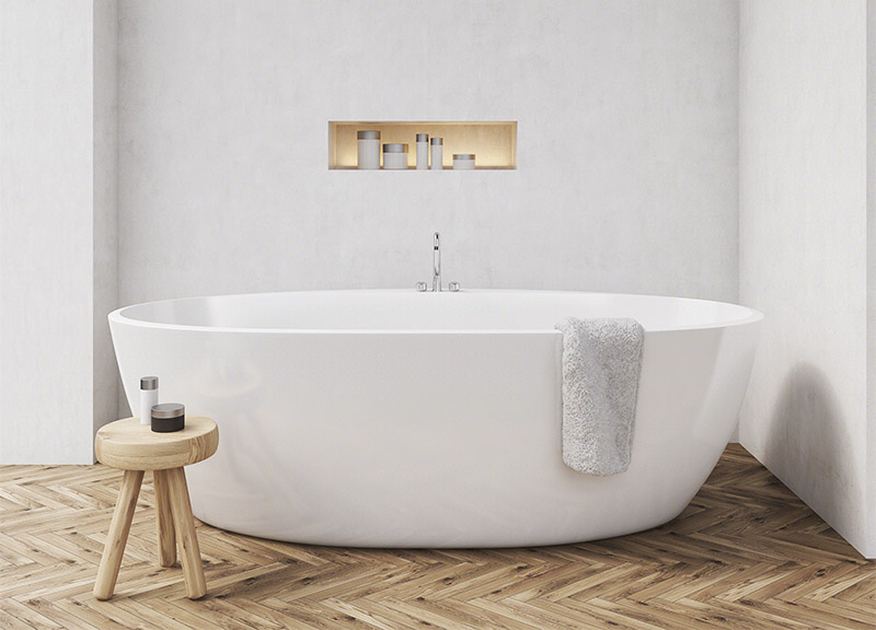 Bath Stone by Stiio,Diatomaceous Earth Bathmat, Non-Slip Waterproof  Bathroom Rug