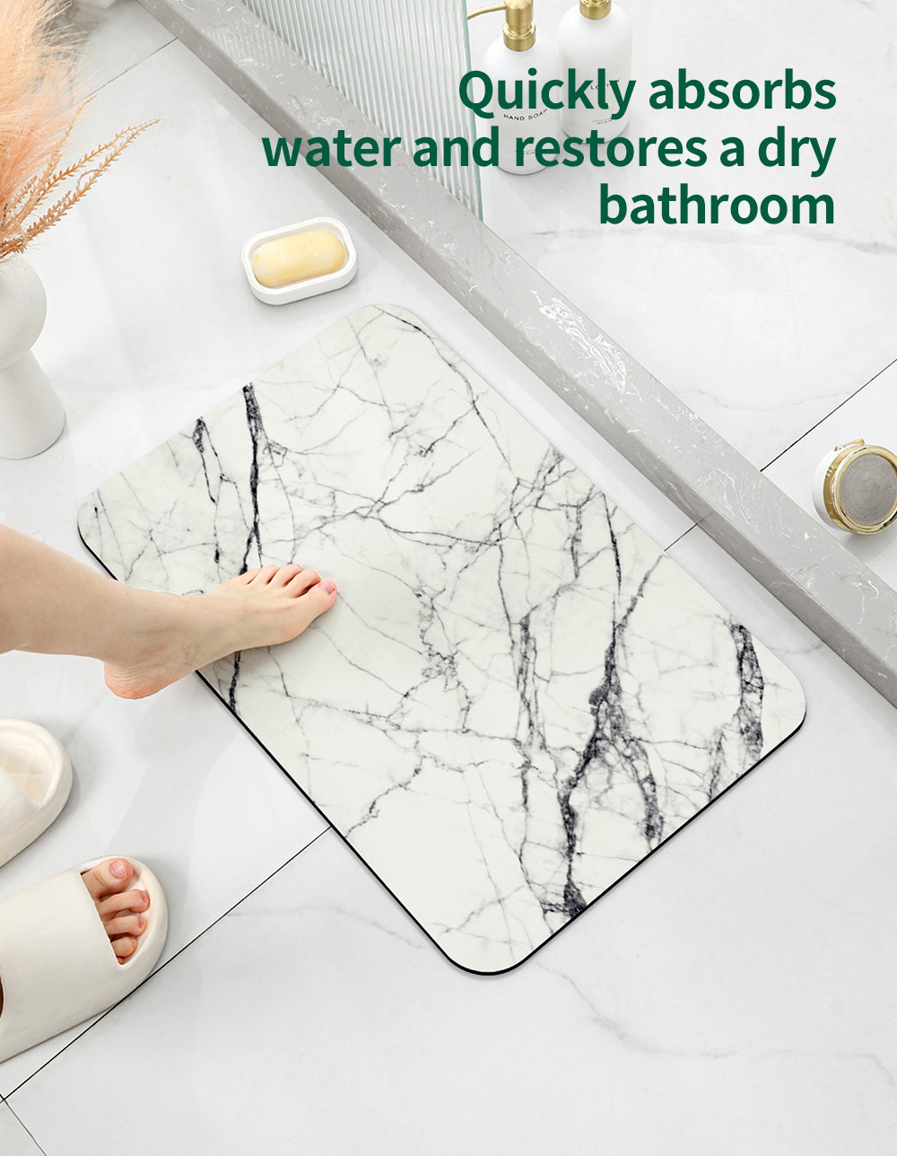 PU bath mat