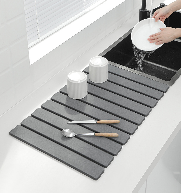 Foldable Diatomite Drying Mat Foldable Diatomite Drying Mat