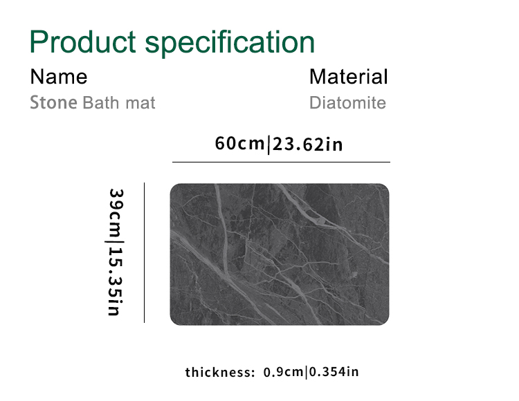 Diatomite Bath Mat Diatomite Bath Mat