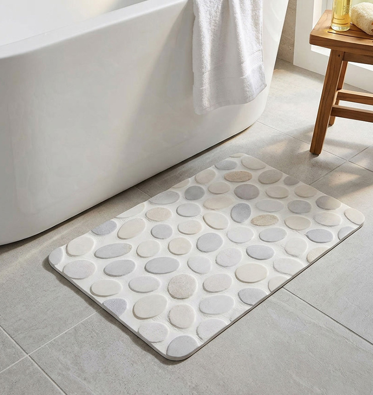 Diatomite Stone Drying Bath Mat Diatomite Stone Drying Bath Mat
