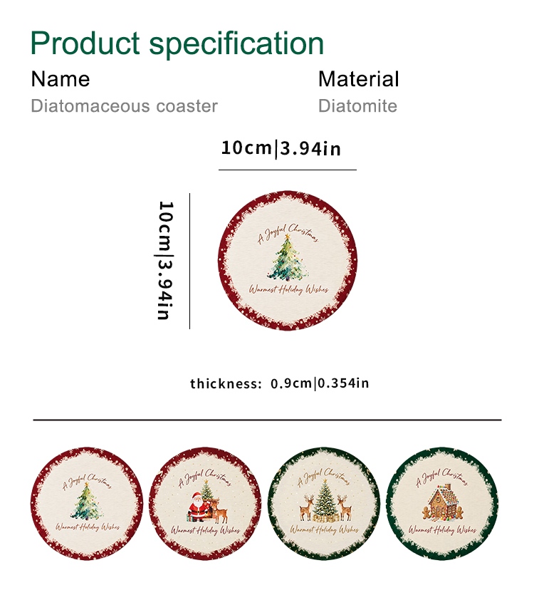 Diatomaceous Earth Stone Coaster Diatomaceous Earth Stone Coaster