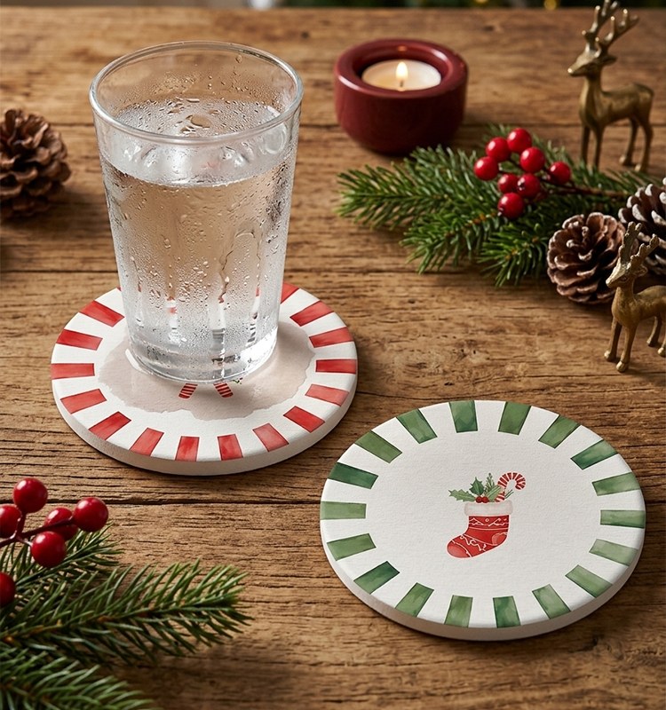 Christmas Coasters Christmas Coasters