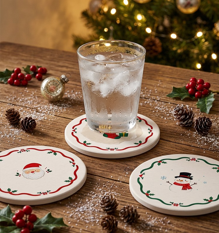 Diatomaceous Earth Stone Coaster Diatomaceous Earth Stone Coaster