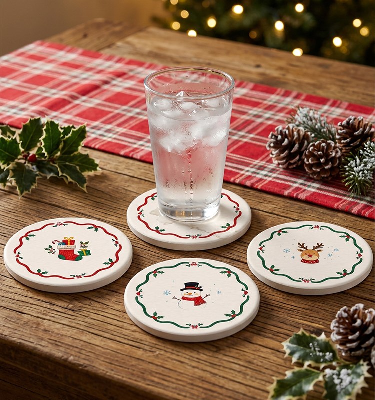 Christmas Coasters Christmas Coasters