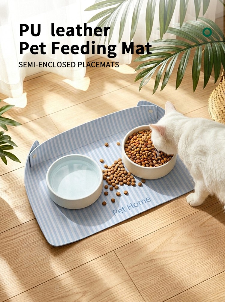 PU Leather Cat Feeding Mat PU Leather Cat Feeding Mat