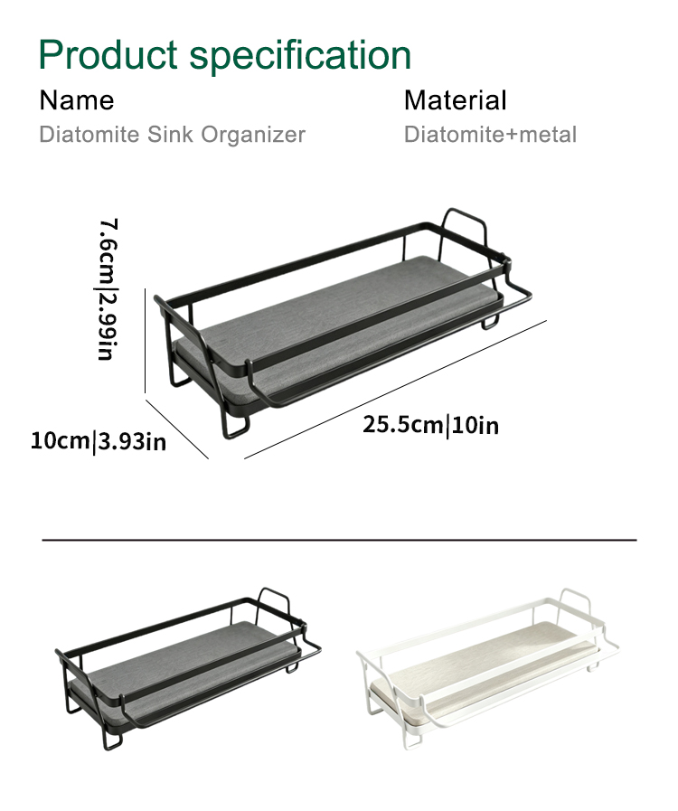 Diatomite Sink Tray