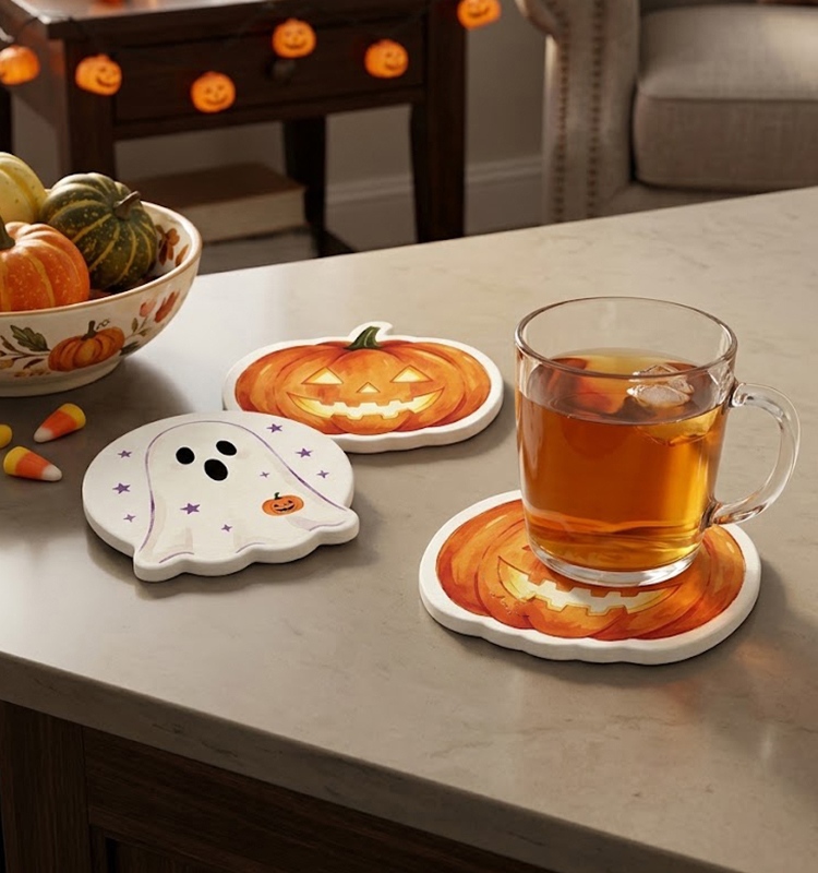 Halloween Cup Coasters Halloween Cup Coasters