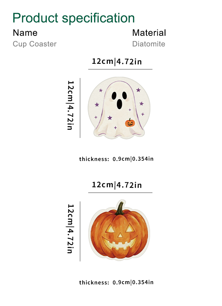 Halloween Cup Coasters Halloween Cup Coasters