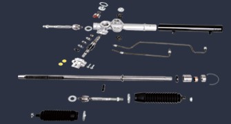 Steering rack components