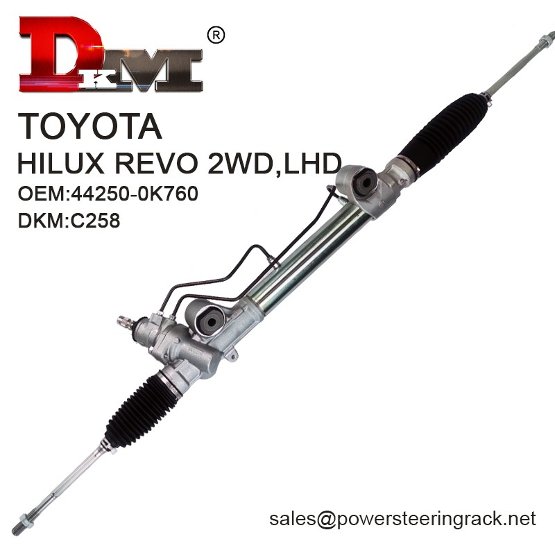 44250-0K760 TOYOTA HILUX REVO 2WD LHD Hydraulic Power Steering Rack