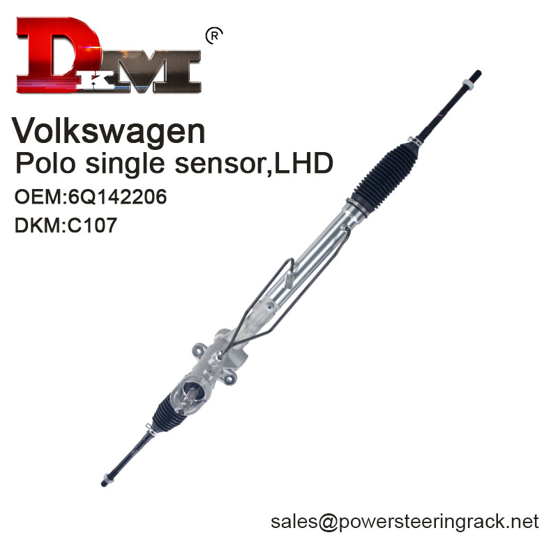 Volkswagen POLO single sensor 6Q1422061 LHD Power Steering Rack