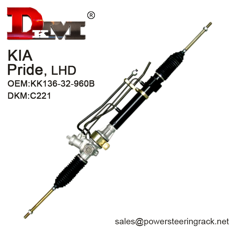 KK136-32-960B KIA PRIDE LHD Hydraulic Power Steering Rack