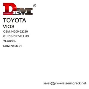44200-52280 Crémaillère de direction assistée hydraulique Toyota VIOS LHD