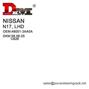 48001-3AA0A Nissan N17 LHD Manual Power Steering Rack