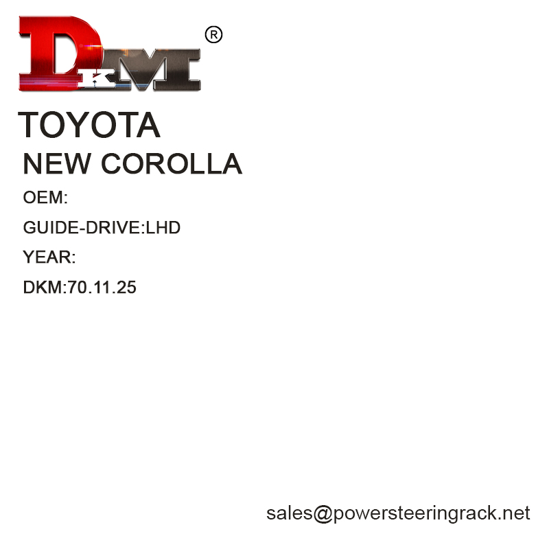 Toyota novo corolla lhd rack de direção assistida manual