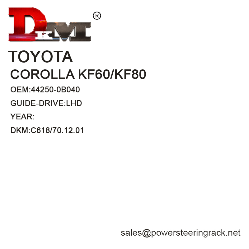 44250-0B040 Toyota KF60/KF80 LHD Direção Hidráulica Rack