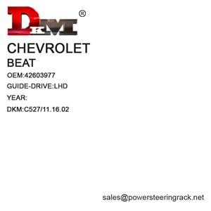42603977 CHEVROLET BEAT LHD cremalheira de direção hidráulica manual