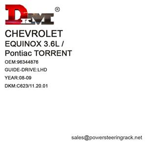 96344876 CHEVROLET EQUINOX 3.6L/Pontiac TORRENT LHD crémaillère de direction assistée hydraulique
