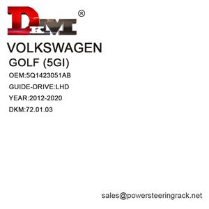DKM 72.01.03 5Q1423051AB;5Q1423053AF;5Q1423055;5Q1423056 LHD 2012-2020 Volkswagen Golf, cremallera de dirección asistida