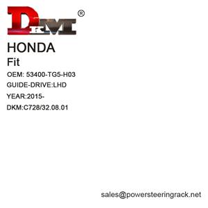 53400-TG5-H03 HONDA Fit LHD Cremagliera del servosterzo manuale