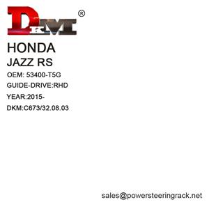 53400-T5G HONDA JAZZ RS RHD Cremallera de dirección asistida manual