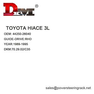 44250-26040 TOYOTA HIACE 3L RHD Hydraulic Power Steering Rack