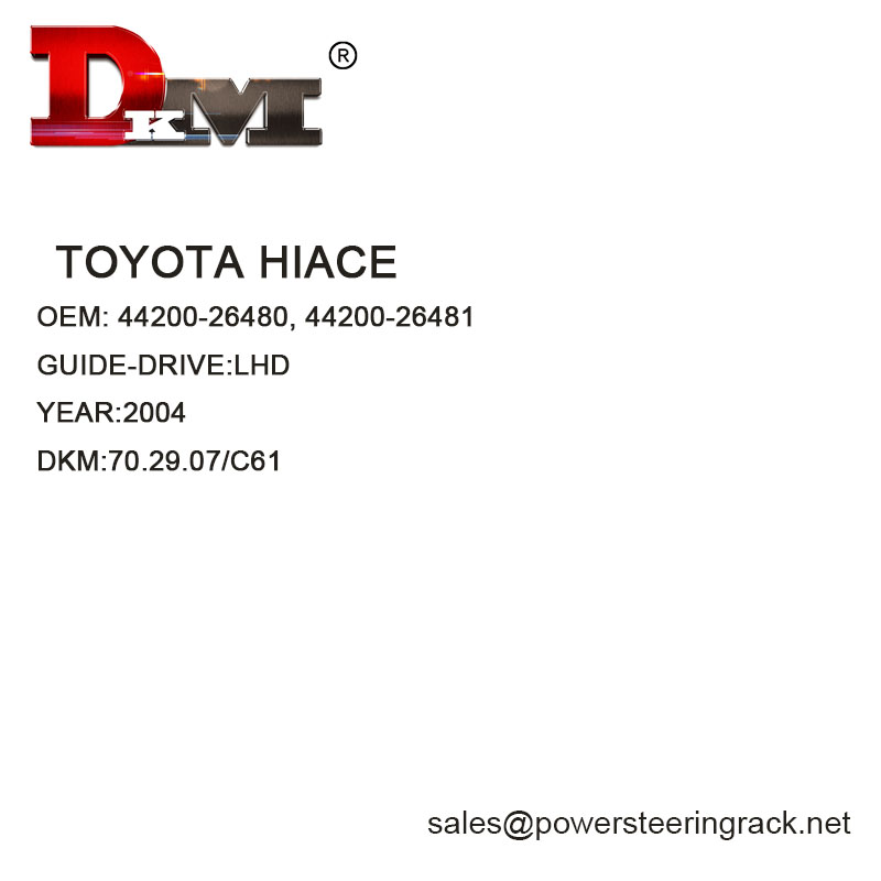 44200-26480 44200-26481 TOYOTA HIACE LHD Hydraulic Power Steering Rack