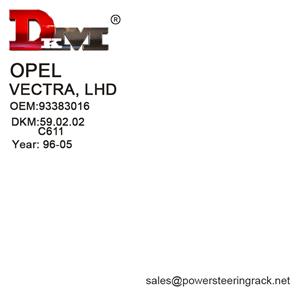 93383016 OPEL VECTRA LHD Direção Hidráulica Rack
