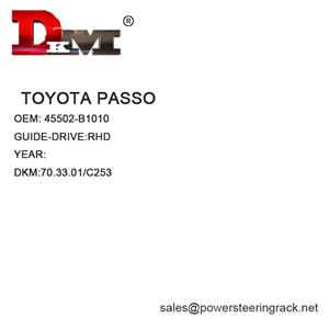 45502-B1010 TOYOTA PASSO RHD Manual Power Steering Rack