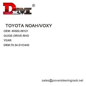 45510-28121 TOYOTA NOAH/VOXY RHD Cremallera de dirección asistida manual