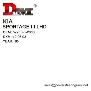 DKM 42.06.03 57700-3W000 Cremagliera sterzo KIA SPORTAGE III