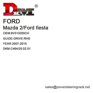 8V513200CH FORD Mazda 2/Ford fiesta RHD crémaillère de direction assistée manuelle