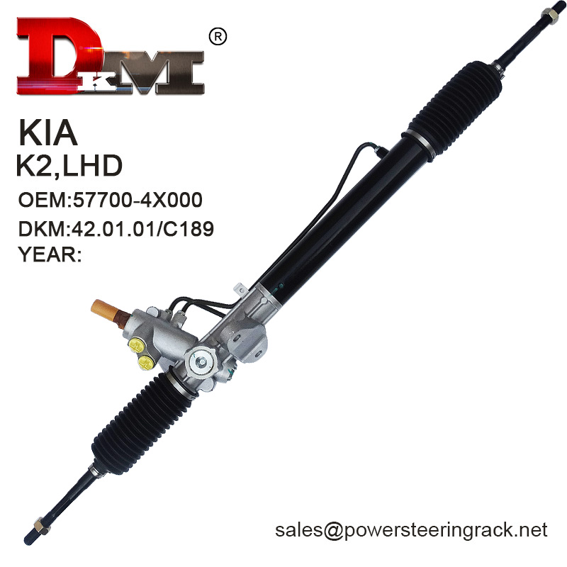 57700-4X000 Crémaillère de direction assistée hydraulique KIA K2 LHD